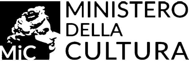 Logo ministero della cultura nero